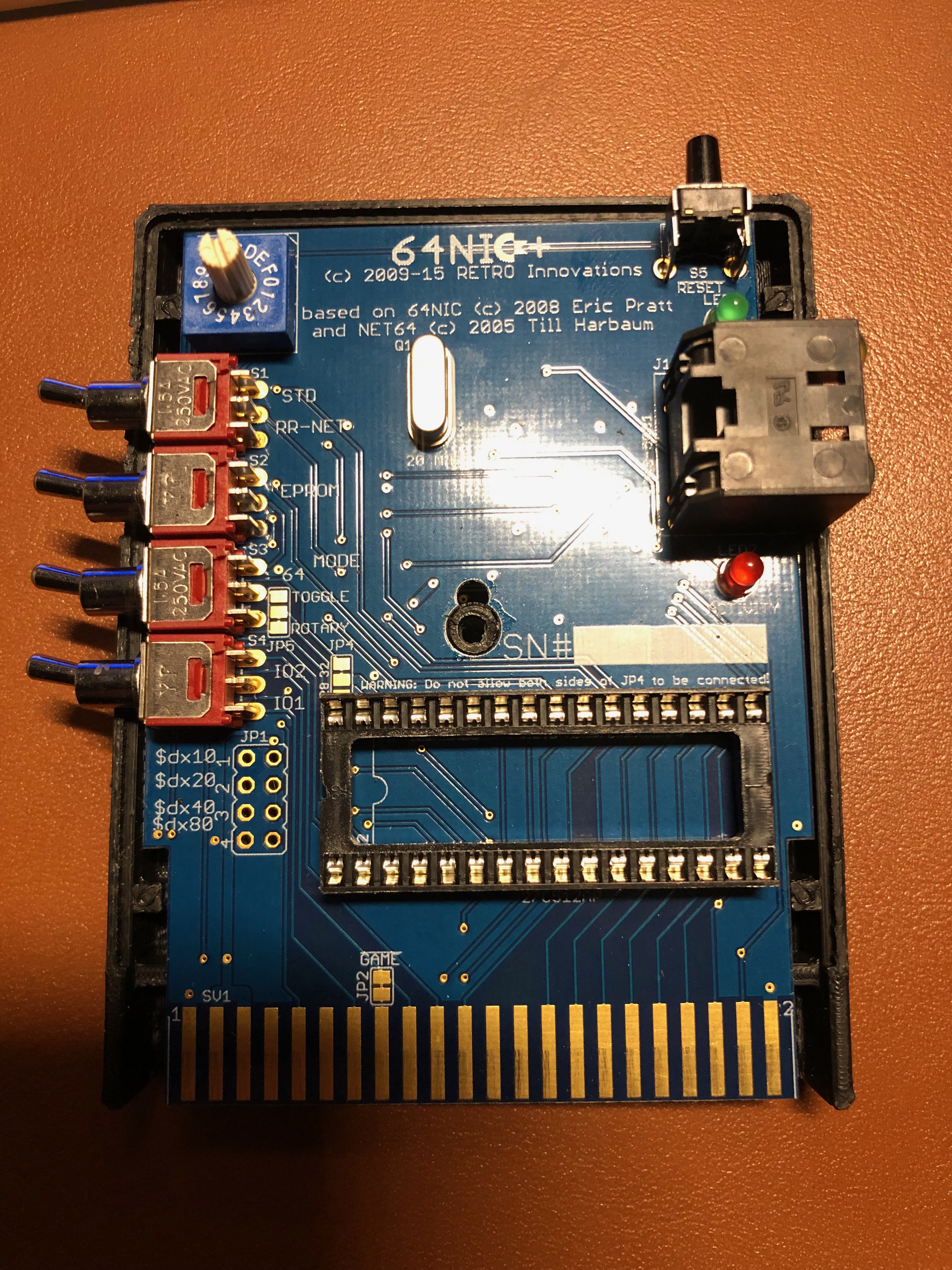 Ultimate 64 (Elite) with 64NIC+ cartridge - Commodore 64 - Lemon64 ...